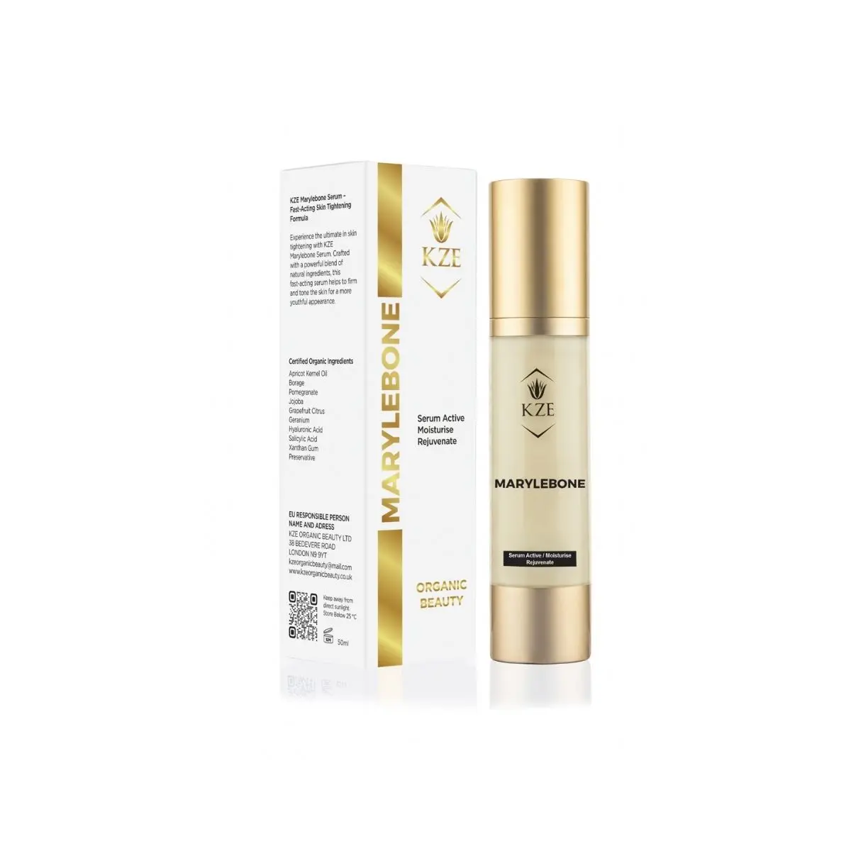 Marylebone Skin Tightening Serum KZE Organic Beauty