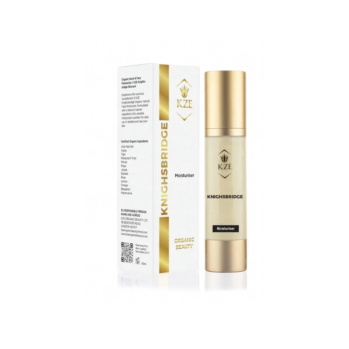 Knightsbridge Organic Hand and Face Moisturizer main product image